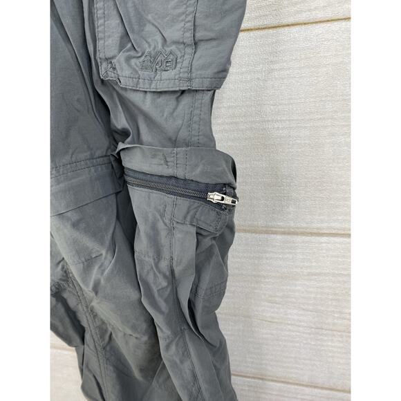 REI Co-op Convertible Pants Men's Size XL x 36L Gray Zip Off Leg Hiking Fishing - Picture 7 of 11